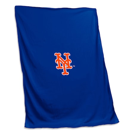Logo Brands New York Mets Sweatshirt Blanket 519-74